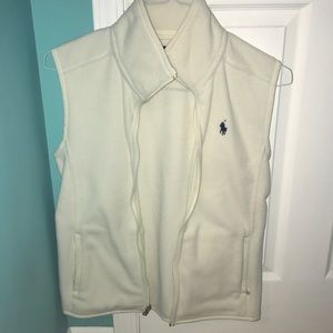 polo cream vest!